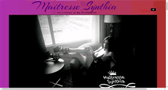 Desktop Screenshot of maitressesynthia.com